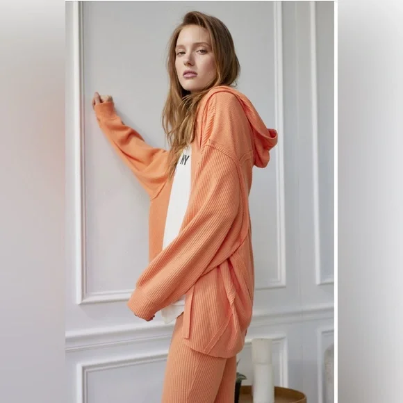 UO Out From Under Collette Cardi in Light Orange! Size S. Brand New & With Tags! - Picture 1 of 9